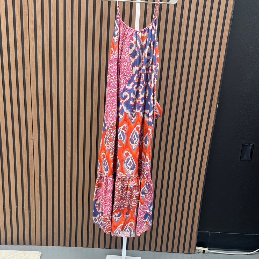 Vibrant Multicolor Maxi Dress